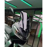 Motocam Motolüx Wow 150 Ön Cam 2023-2026 Model 55 cm Siyah Renkli 4 mm Kısa Motosiklet Rüzgarlık