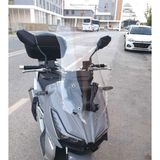 Motocam Motolüx Wow 150 Ön Cam 2023-2026 Model 65 cm Şeffaf Renkli 4 mm Orta Motosiklet Rüzgarlık