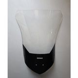 Motocam Musatti Rage 400 Ön Cam 2025-2026 Model 53 cm Şeffaf Renkli 4 mm Motosiklet Rüzgarlık