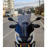 Motocam Peugeot XP 400 Ön Cam 2023-2026 Model 65 cm Füme Renkli 4 mm Motosiklet Rüzgarlık