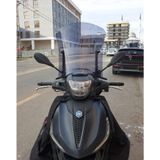 Motocam Piaggio Beverly 400 Ön Cam 2021-2026 Model 44 cm Füme Renkli 4 mm Motosiklet Rüzgarlık