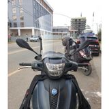 Motocam Piaggio Beverly 400 Ön Cam 2021-2026 Model 44 cm Şeffaf Renkli 4 mm Motosiklet Rüzgarlık