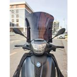 Motocam Piaggio Beverly 400 Ön Cam 2021-2026 Model 44 cm Siyah Renkli 4 mm Motosiklet Rüzgarlık