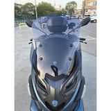 Motocam Piaggio MP3 530 Ön Cam 2023-2026 Model 60 cm Füme Renkli 4 mm Orta Boylu Motosiklet Rüzgarlık