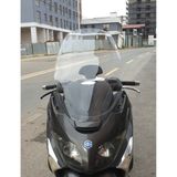 Motocam Piaggio X Evo 250 Ön Cam 2008-2016 Model 70 cm Şeffaf Renkli 4 mm Uzun Motosiklet Rüzgarlık