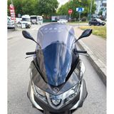 Motocam Piaggio X10 350 Ön Cam 2011-2017 Model 73 cm Füme Renkli 4 mm Motosiklet Rüzgarlık