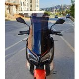 Motocam QJ ATR 250 Ön Cam 2023-2026 Model 75 cm Siyah Renkli 4 mm Uzun Motosiklet Rüzgarlık