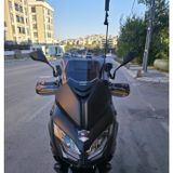 Motocam QJ MTX 250 Ön Cam 2025-2026 Model 51 cm Füme Renkli 4 mm Motosiklet Rüzgarlık
