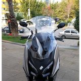 Motocam RKS Fort 250 Ön Cam 2023-2026 Model 74 cm Şeffaf Renkli 4 mm Uzun Motosiklet Rüzgarlık