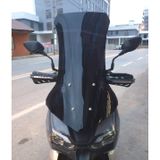 Motocam RKS Freccia Ön Cam 2022-2026 Model 75 cm Alt Geniş Siyah Renkli 4 mm Uzun Motosiklet Rüzgarlık