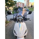 Motocam RKS Letbe LB 125 Ön Cam 2023-2026 Model 44 cm Füme Renkli 4 mm Aparatsız Motosiklet Rüzgarlık