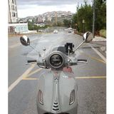 Motocam RKS Pride 125 Ön Cam 2023-2026 Model 39 cm Şeffaf Renkli 4 mm Elcikli Aparatsız Motosiklet Rüzgarlık