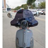 Motocam RKS Pride 125 Ön Cam 2023-2026 Model 39 cm Siyah Renkli 4 mm Elcikli Aparatsız Motosiklet Rüzgarlık