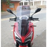 Motocam RKS Reale 125 Ön Cam 2023-2026 Model 75 cm Füme Renkli 4 mm Uzun Motosiklet Rüzgarlık