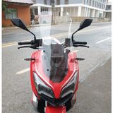 Motocam RKS Reale 125 Ön Cam 2023-2026 Model 75 cm Şeffaf Renkli 4 mm Uzun Motosiklet Rüzgarlık