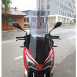 Motocam RKS Reale 125 Ön Cam 2023-2026 Model 78 cm Füme Renkli 4 mm Uzun Motosiklet Rüzgarlık