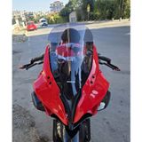 Motocam RKS SRK 450 RA Ön Cam 2023-2026 Model 42 cm Füme Renkli 4 mm Motosiklet Rüzgarlık