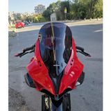 Motocam RKS SRK 450 RA Ön Cam 2023-2026 Model 42 cm Siyah Renkli 4 mm Motosiklet Rüzgarlık