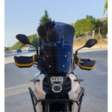 Motocam RKS SVT 650 X Ön Cam 2023-2026 Model 50 cm Siyah Renkli 4 mm Uzun Motosiklet Rüzgarlık