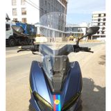 Motocam RKS Vieste 249 Ön Cam 2022-2026 Model 75 cm Şeffaf Renkli 4 mm Uzun Motosiklet Rüzgarlık