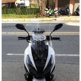 Motocam RMG Moto Gusto Dream 150 Ön Cam 2023-2026 Model 65 cm Şeffaf Renkli 4 mm Orta Boylu Motosiklet Rüzgarlık