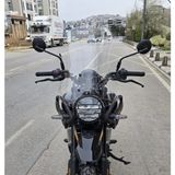 Motocam Royal Enfield Himalayan 450 Ön Cam 2023-2026 Model 49 cm Şeffaf Renkli 4 mm Motosiklet Rüzgarlık