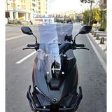 Motocam Salcano Wind 150 Ön Cam 2023-2026 Model 43Cm Siyah Renkli Sportif
