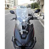 MOTOCAM Salcano Wind 150 Ön Cam 2023-2026 Model 57cm Şeffaf Renkli 4mm salcawind57se