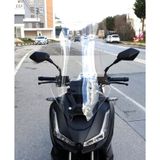 MOTOCAM Salcano Wind 150 Ön Cam 2023-2026 Model 75cm Şeffaf Renkli 4mm salcawind75se