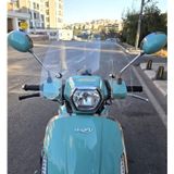Motocam Skyjet Bellina Ön Cam 2024-2026 Model 37 cm Şeffaf Renkli 4 mm Aparatsız Motosiklet Rüzgarlık