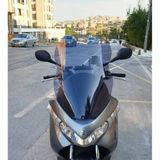 Motocam Suzuki Burgman 125 Ön Cam 2006-2013 Model 61 cm Füme Renkli 4 mm Motosiklet Rüzgarlık