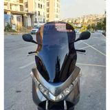 Motocam Suzuki Burgman 125 Ön Cam 2006-2013 Model 61 cm Siyah Renkli 4 mm Motosiklet Rüzgarlık