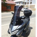 Motocam Suzuki Burgman Street EX 125 Ön Cam 2023-2026 Model 62 cm Siyah Renkli 4 mm Motosiklet Rüzgarlık