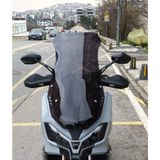 Motocam SYM ADX 250 Ön Cam 2024-2026 Model 75 cm Siyah Renkli 4 mm Uzun Motosiklet Rüzgarlık