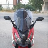 Motocam SYM Cruisym 250 İ Ön Cam 2018 Model 57 cm Füme Renkli 4 mm Uzun Motosiklet Rüzgarlık