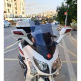Motocam SYM Gts Evo 250 Ön Cam 2006-2015 Model 63 cm Füme Renkli 4 mm 10 cm Daha Uzun Motosiklet Rüzgarlık
