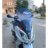 Motocam SYM Joymax 250 İ Ön Cam 2013-2016 Model 65 cm Füme Renkli 4 mm Orta Boylu Motosiklet Rüzgarlık