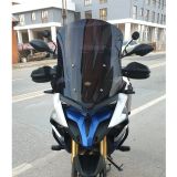 Motocam Voge DSX 525 Ön Cam 2023-2026 Model 65 cm Siyah Renkli 4 mm Uzun Cam Motosiklet Rüzgarlık