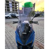 Motocam Volta Revolt RSX7 Ön Cam 2022-2026 Model 75 cm Füme Renkli 4 mm Motosiklet Rüzgarlık