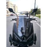 Motocam Yamaha Nmax Ön Cam 2025-2026 Model 43 cm Şeffaf Renkli Sportif Motosiklet Rüzgarlık