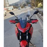 Motocam Yamaha Tracer 700 Ön Cam 2021-2026 Model 59 cm Siyah Renkli 4 mm Motosiklet Rüzgarlık