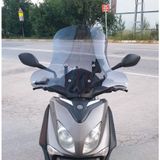 Motocam Yamaha Xcity 250 2011-2016 Model 50 cm Açık Füme Renkli Elcik Korumalı 4 mm Ön Cam