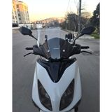Motocam Yamaha Xcity 250 Ön Cam 2007-2017 Model 40 cm Şeffaf Renkli 4 mm Motosiklet Rüzgarlık