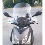 Motocam Yamaha Xcity 250 Ön Cam 2011-2016 Model 50 cm Şeffaf Renkli 4 mm Elcikli Motosiklet Rüzgarlık
