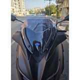 Motocam Yamaha Xmax Ön Cam 2018-2022 Model 36 cm Füme Renkli 4 mm Sportif Motosiklet Rüzgarlık