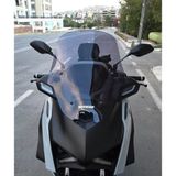 Motocam Yamaha Xmax Techmax Ön Cam 2025-2026 Model 52 cm Füme Renkli 4 mm Asansörlü Motosiklet Rüzgarlık