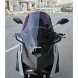 Motocam Yamaha Xmax Techmax Ön Cam 2025-2026 Model 52 cm Siyah Renkli 4 mm Asansörlü Motosiklet Rüzgarlık