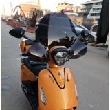 Motocam Yuki Gelato 50 Ön Cam 2023-2026 Model 43 cm Siyah Renkli 4 mm Aparatsız Motosiklet Rüzgarlık