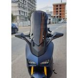 Motocam Yuki Huracan 250 Ön Cam 2022-2026 Model 62 cm Siyah Renkli 4 mm Motosiklet Rüzgarlık