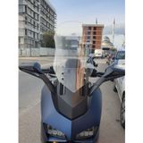 Motocam Yuki Huracan 250 Ön Cam 2022-2026 Model 70 cm Şeffaf Renkli 4 mm Motosiklet Rüzgarlık